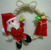 Guirlanda Corda Papai Noel